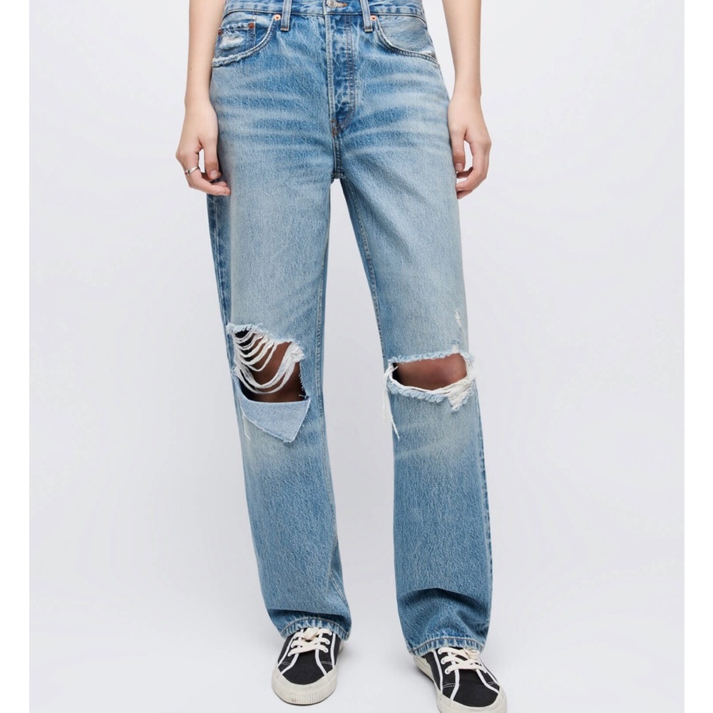 Redone 90’s Low Slung jeans- color is medium Raf